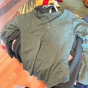 Green Henley Sweater